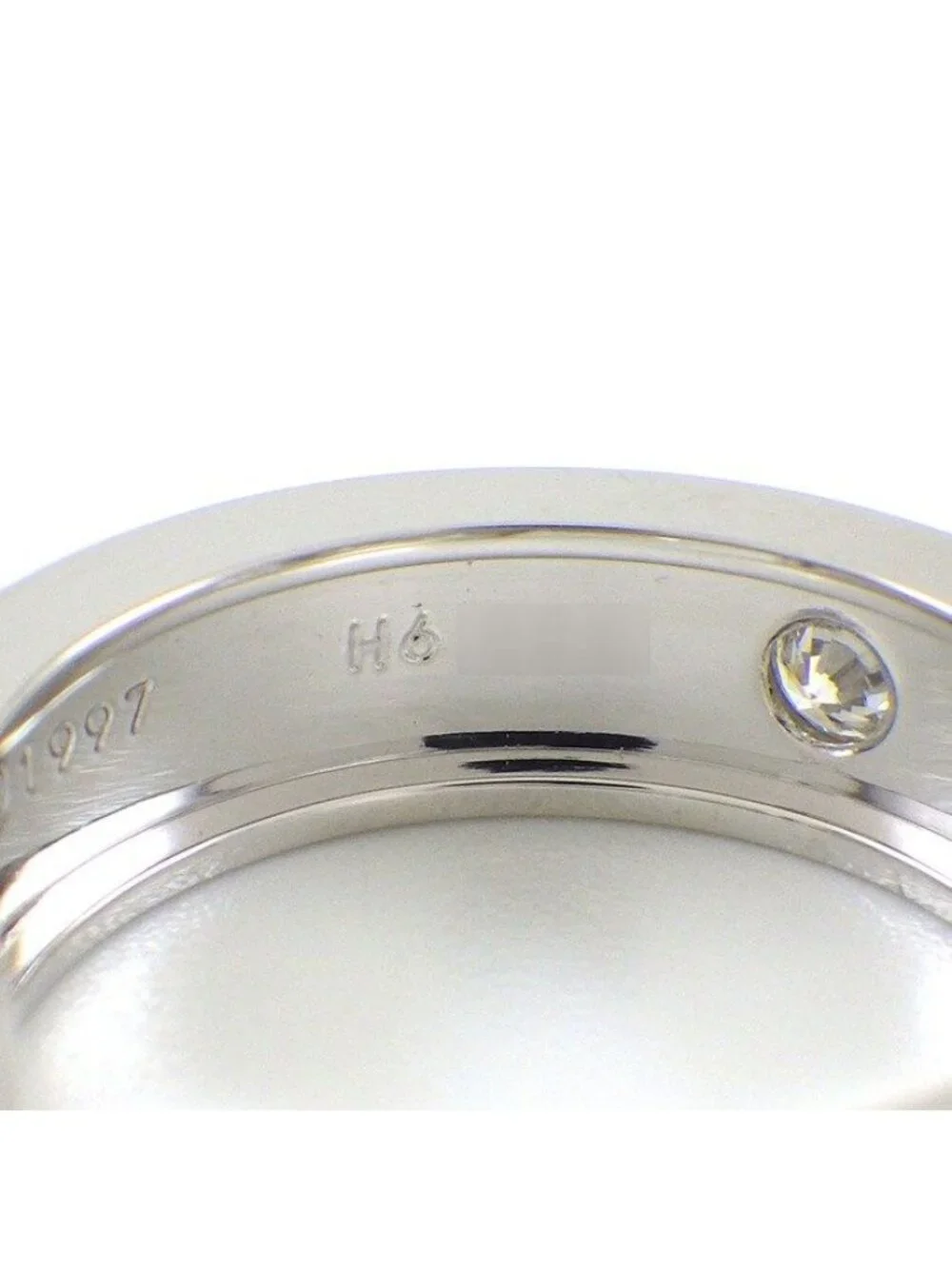Cartier Earrings Love Hoop Diamond 18k White Gold